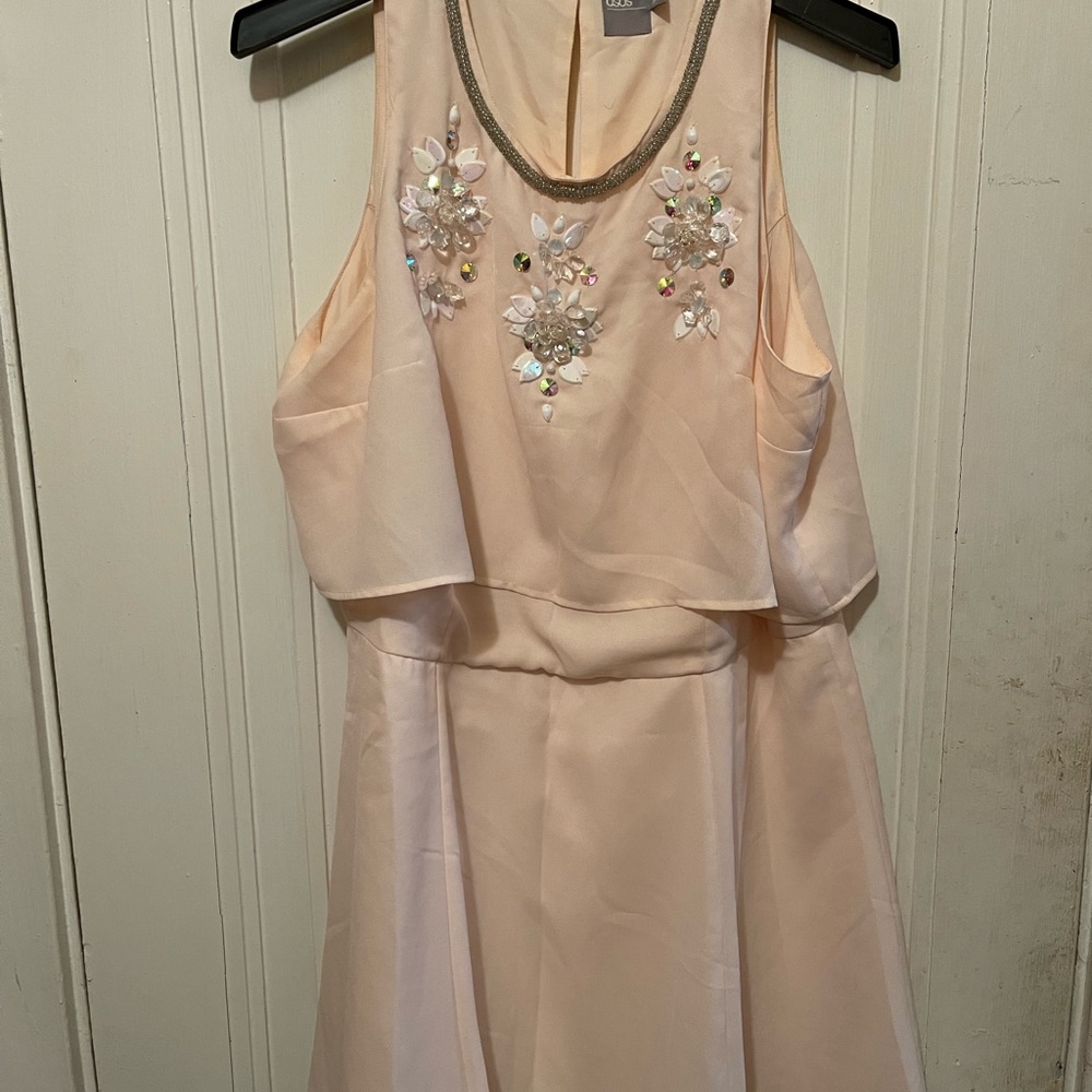 ASOS Embelished Pink  dress